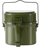 Amazon.com : MIL-TEC German Style Gray Aluminum Mess Kit | Three
